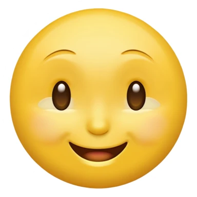 Emoji, yellow round winking face sticker