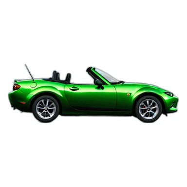 Mazda mx5 verte sticker