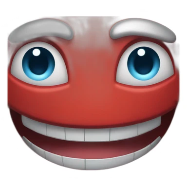 Total gaming face smile devil  sticker