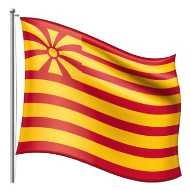 catalonia flag sticker