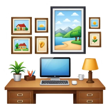room home office sticker