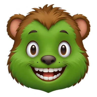 I wanted to be a green gopher sticker