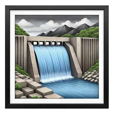 water dam sticker