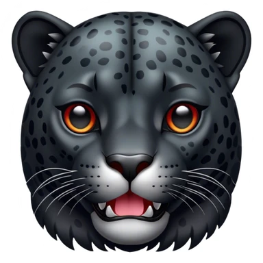 Black jaguar sticker