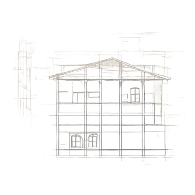 blueprint plans paper rolled out sticker