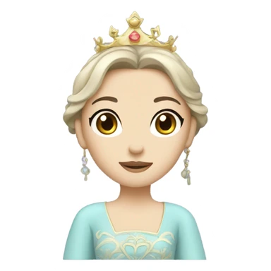 Zhao lusi emoji but in princess sticker