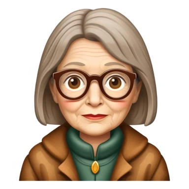 The Log Lady from twin peaks serie sticker