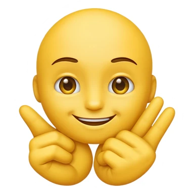 Emoji smirking and pinching fingers  sticker