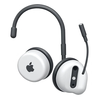 apple earphone white rough
 sticker