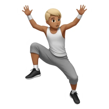 parkour at kids school sticker