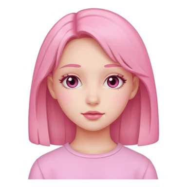 Dollete pink aesthetic girl  sticker