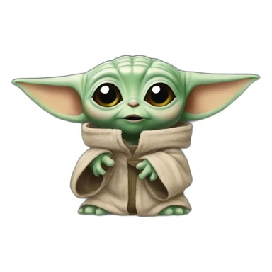 BABY YODA virtual reality sticker