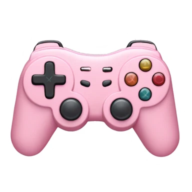 light pink game controller  sticker