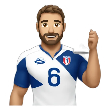 Cup France rugby sticker