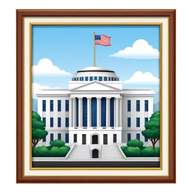 US Embassy building png.  looks realistic sticker