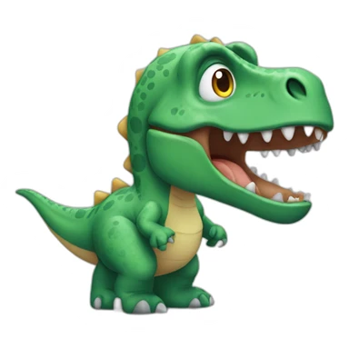 dinosaur suring sticker