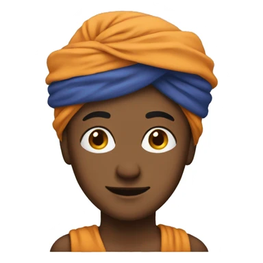 a person wearing a turban sticker