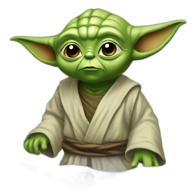 Yoda en el water sticker
