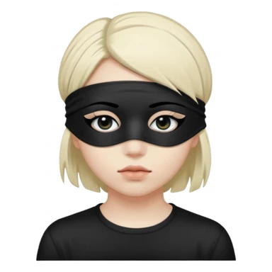 blindfolded emo sticker