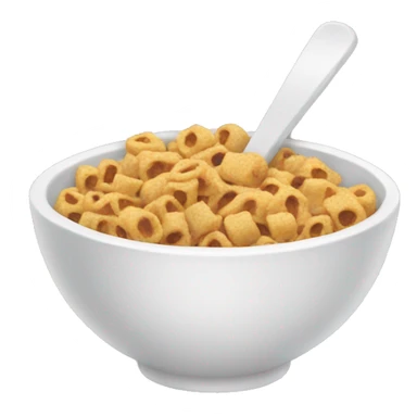 bowl with cereal sticker