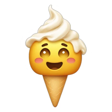 chat qui mange une glace sticker