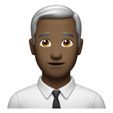 Man with balloon instead of hands sticker