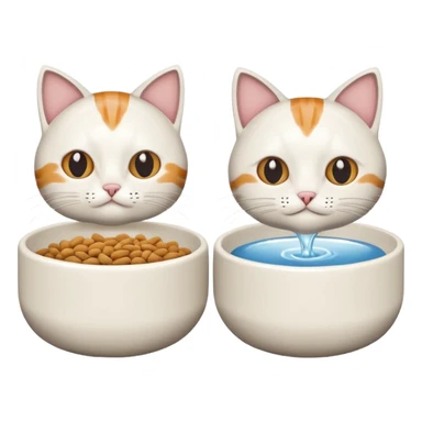 1 Cat's Food and Water sticker
