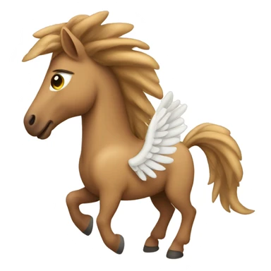 Light brown pegasus sticker