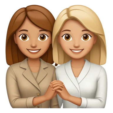 2 lesbian emoji sticker