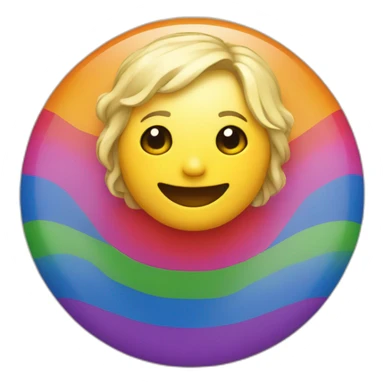 Lénine avec un drapeau lgbt sticker