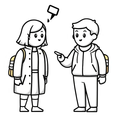 couple with communication problems ignoring each other sticker
