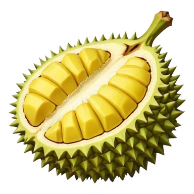 piece of durian emoji sticker