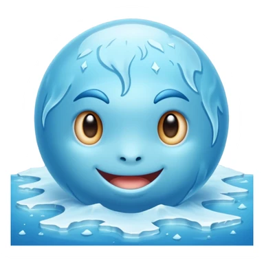 a realistic planet triton sticker