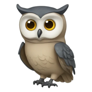 lobotomized owl sticker