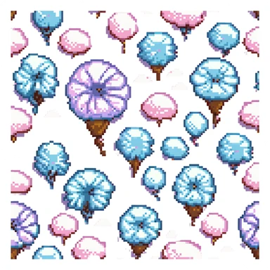 cotton candy sticker