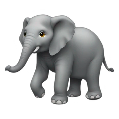 Un éléphant qui danse sticker