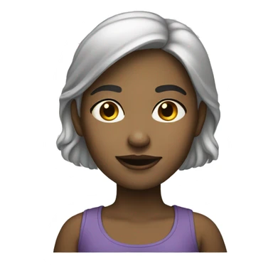 note book woman white skin sticker