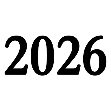 new year 2026remove background sticker