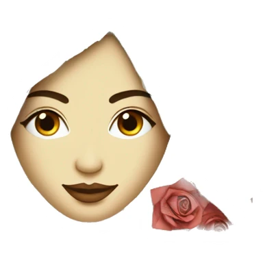  Hemp 420 lady face made of 420 origami newspaper roses hemp leaves lantern fairy lights burning paper and hemp leaves in hair  sticker