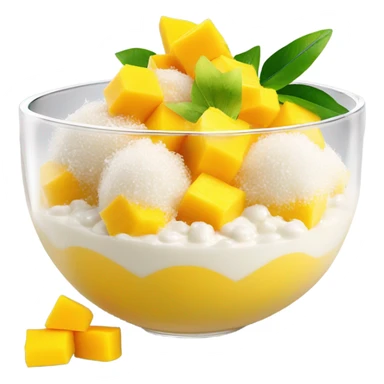 Mango sago pudding sticker