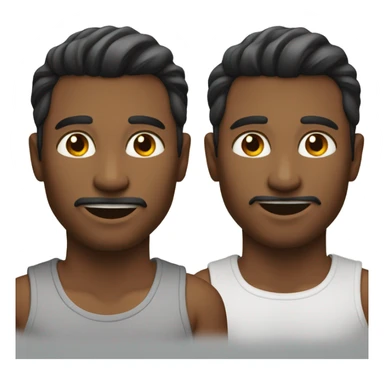 a handsome man  front and back sticker