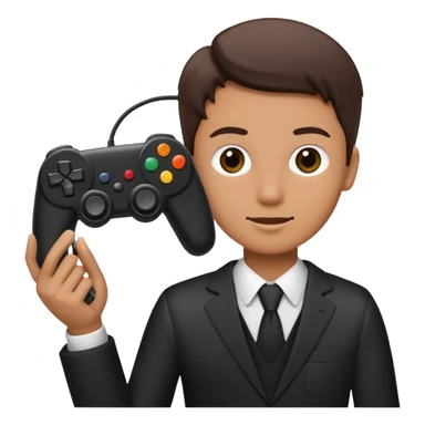 create a simple emoji that indicates that you are a single player when playing computer games. Make it a gender neutral stick figure sticker