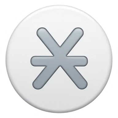 Four basic math operation symbols: plus, minus, multiplication, division sticker