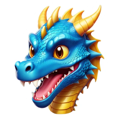 Cinematic Comical Dragon Portrait Emoji, Head tilted dramatically with an exaggeratedly amused expression, featuring a striking, glossy scaled body with bold, angular features and wide, expressive eyes filled with playful disbelief, Simplified yet hilariously expressive features, highly detailed, glowing with a slightly sassy, otherworldly glow, high shine, dramatic yet playful, stylized with an air of cheeky mythical mischief, soft glowing outline, capturing the essence of a spirited and over-the-top dragon that looks ready to breathe fire into internet fame instantly! sticker