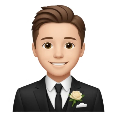 brooklyn beckham at wedding sticker