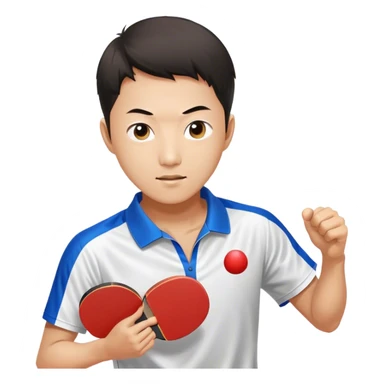 Zhendong Fan table tennis player chinses sticker