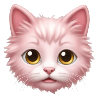 Pink kitty sticker