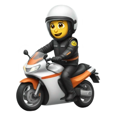 Me on motorbike  sticker