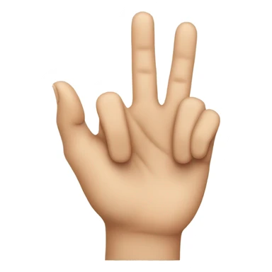 pointing, front of hand,  sticker