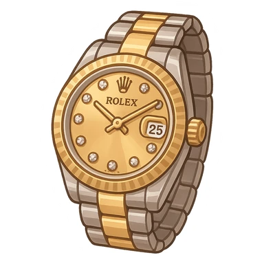 Luxury Rolex women’s watch sticker